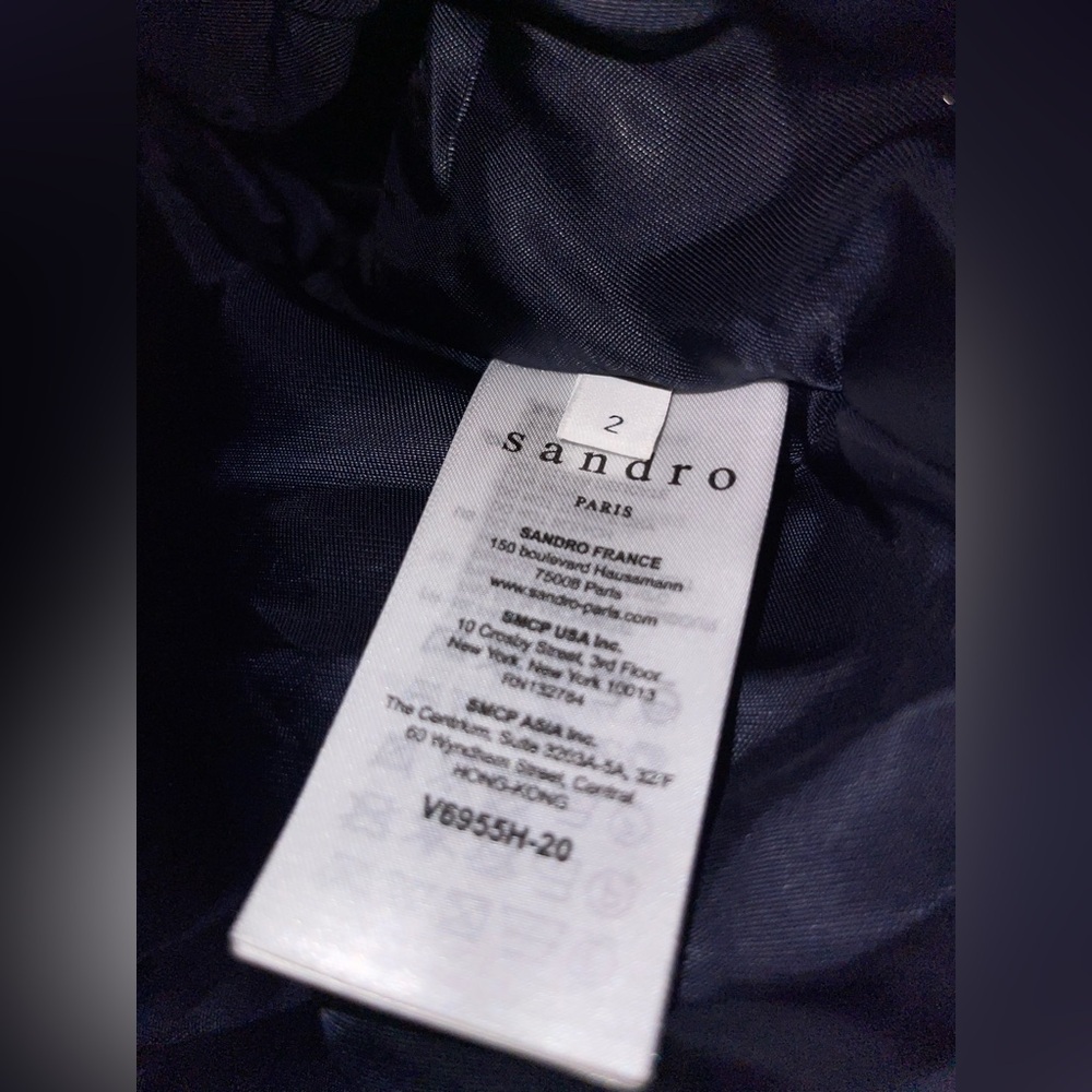 Sandro varsity jacket size 2 - Picture 6 of 12
